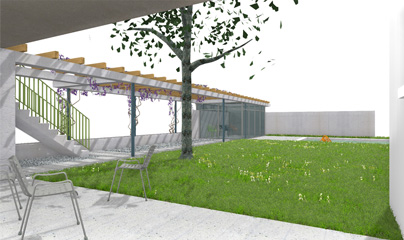 STUDIE ANBAU WOHNHAUS MIT POOL, AMMERZWIL
